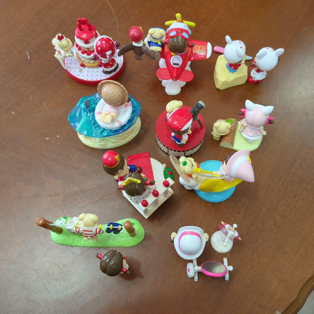 レトロ　ペコ&ポコストーリーシリーズ　フィギュア　ペコちゃん　10個