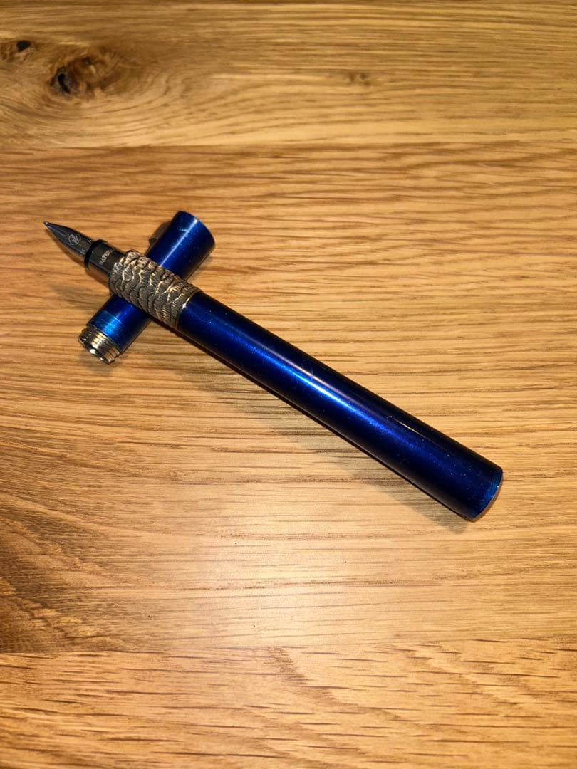 ウォーターマン　青　万年筆　Water Man