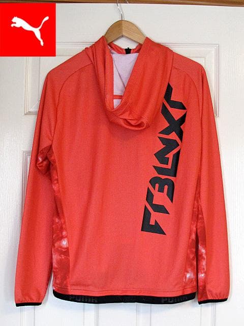 PUMA DRYCELL フード付きパーカー S オレンジ