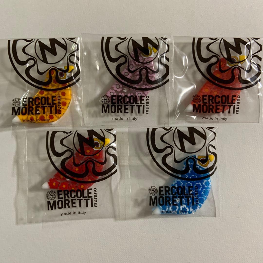 エルコーレモレッティ　ムラーノガラス　ヴェネチアンガラス　鳥　箸置き