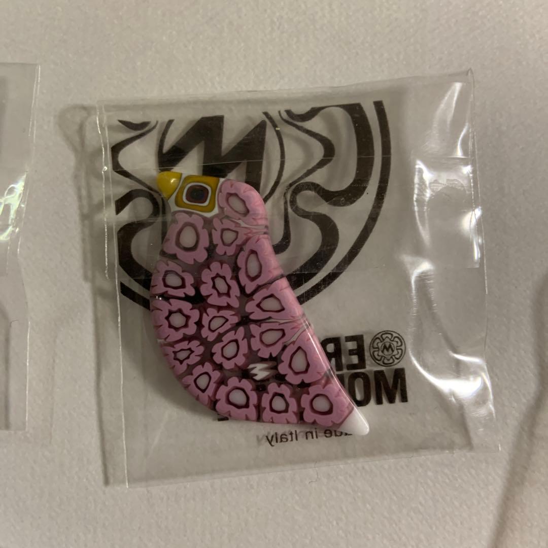 エルコーレモレッティ　ムラーノガラス　ヴェネチアンガラス　鳥　箸置き