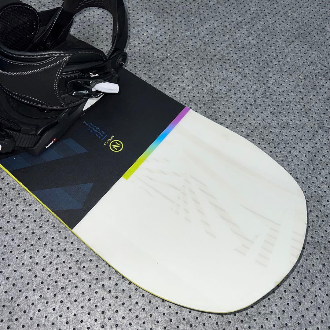 数回使用 キッズスノーボード NIDECKER 120cm×バイン×ブーツ