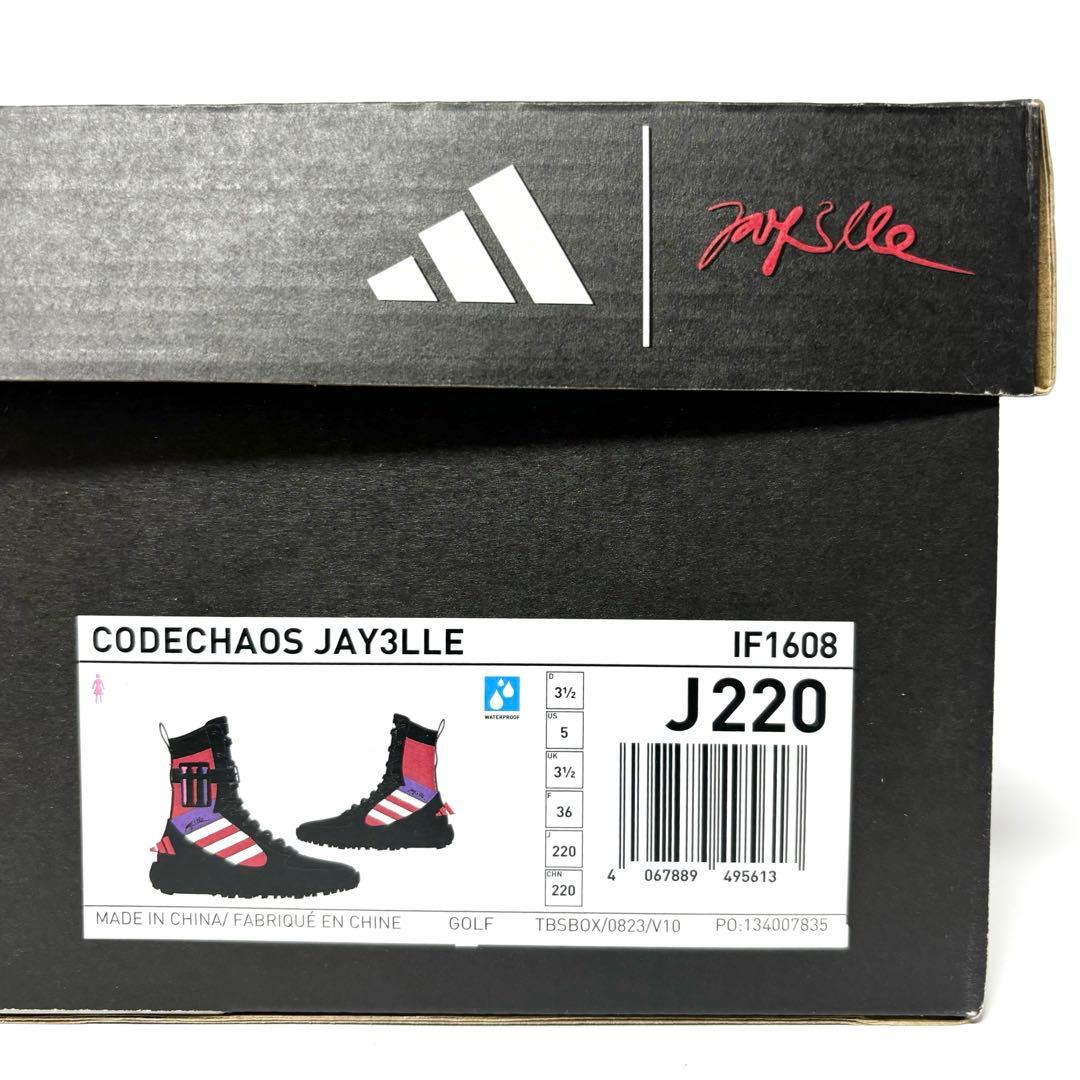 ジェイスリー アディダス ゴルフ コードカオス ブーツ スパイクレス 22.0