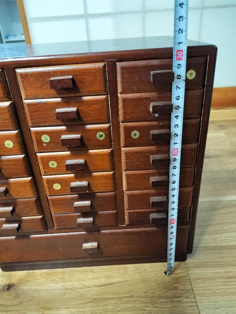 レトロ　木製引き出し式収納家具　ミニチェスト