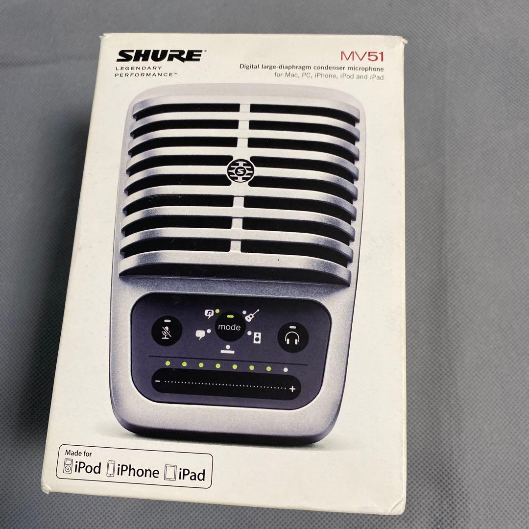 SHURE コンデンサーマイク　MV51A