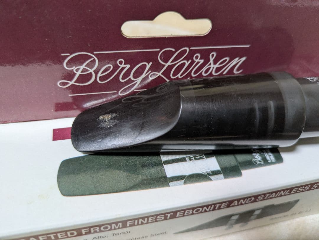 ベルグラーセン　ラバー　テナーサックスマウスピース　110/2M　リフェイス済み