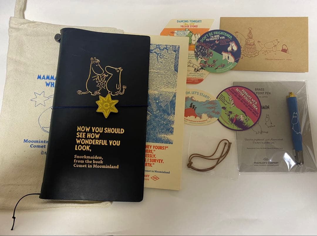 トラベラーズノート✨限定　ムーミン　彗星✨ブルー