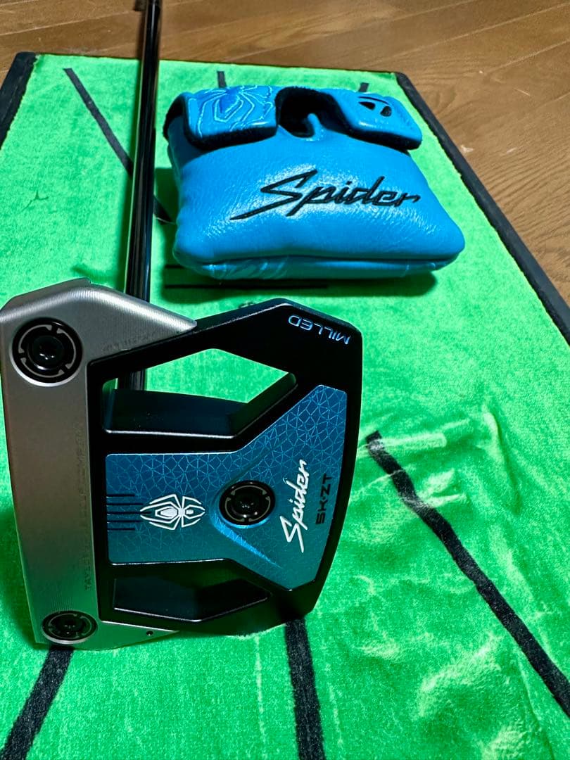 Spider パター ZT ゼロトルク 青/黒 ヘッドカバー付き