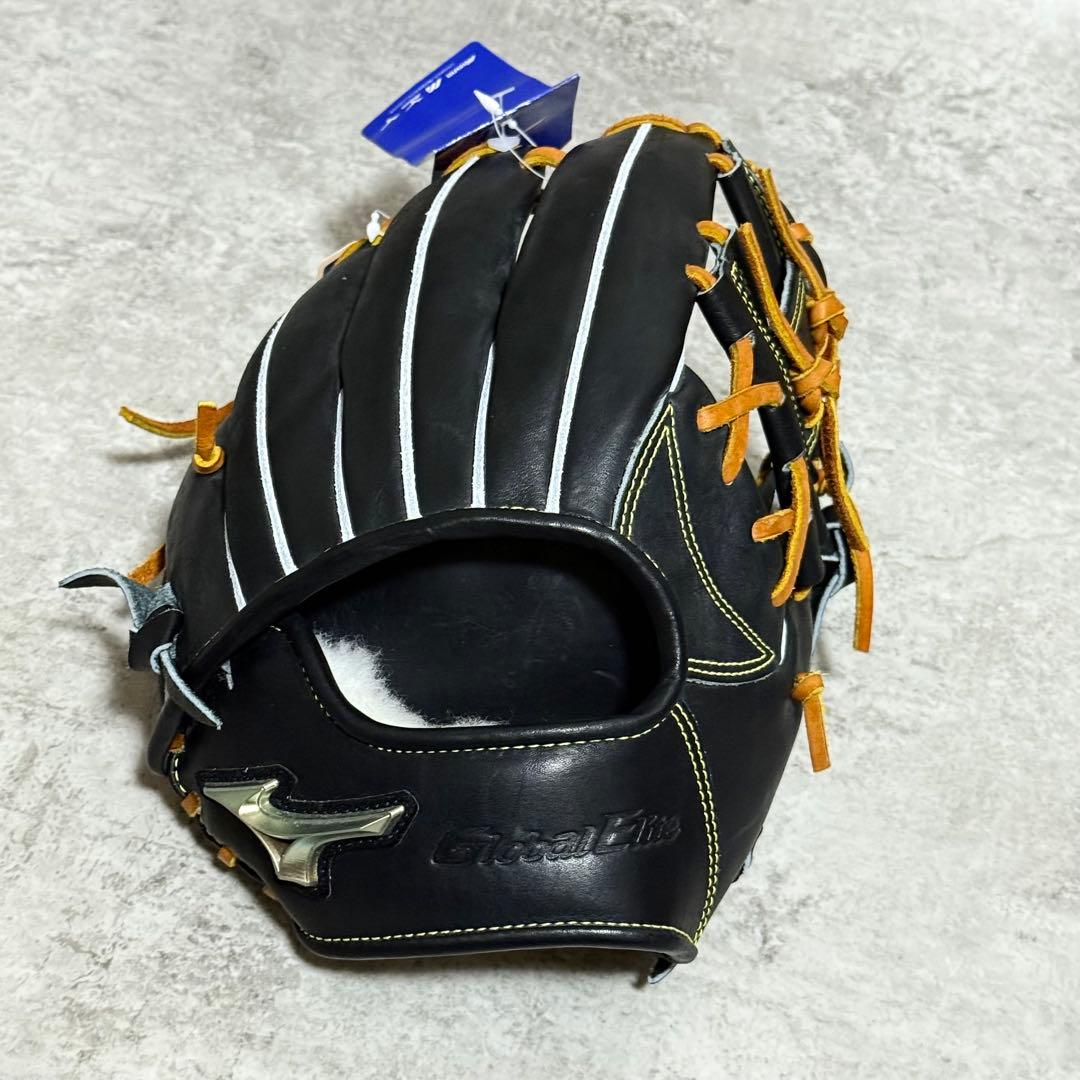 ☆未使用品☆ミズノ 硬式用内野手用グローブ グローバルエリート ブラック