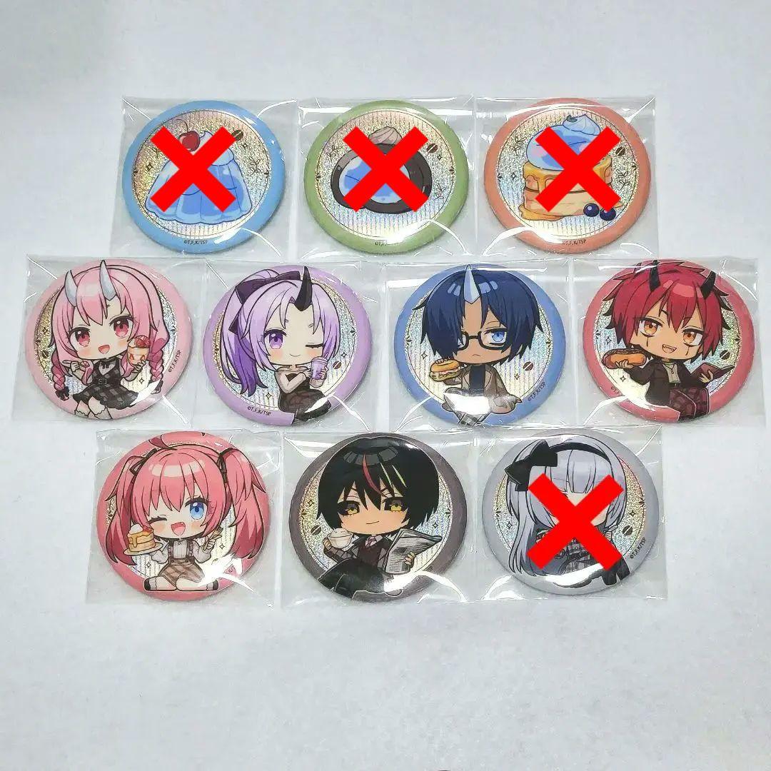 転生したらスライムだった件　ごはんカフェ　缶バッジ　ステッカー　転スラ