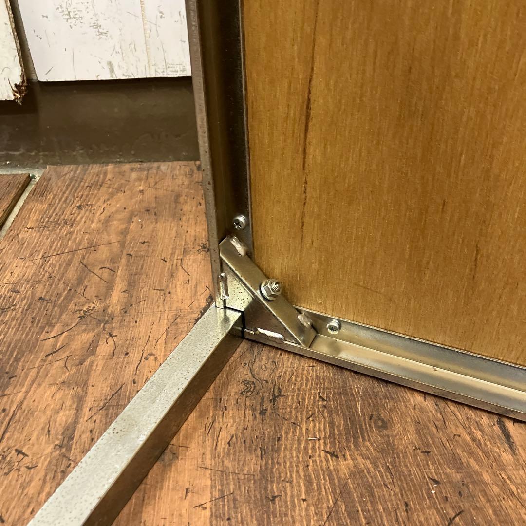 A-4 昭和レトロ ウチダ テレフォンスタンド 電話台 サイドテーブル 2段