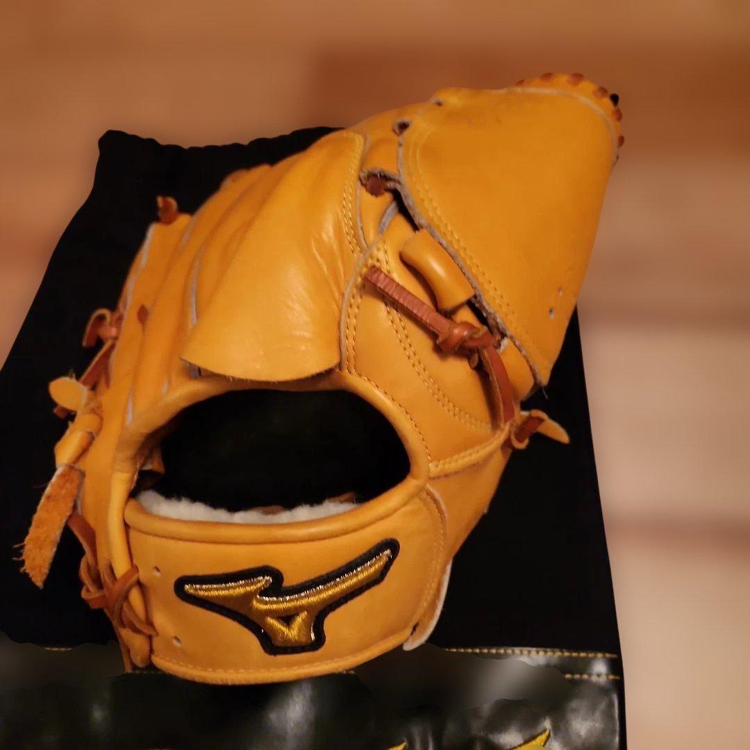 MizunoPro　軟式グローブ 　投手用　グローブ収納袋付き