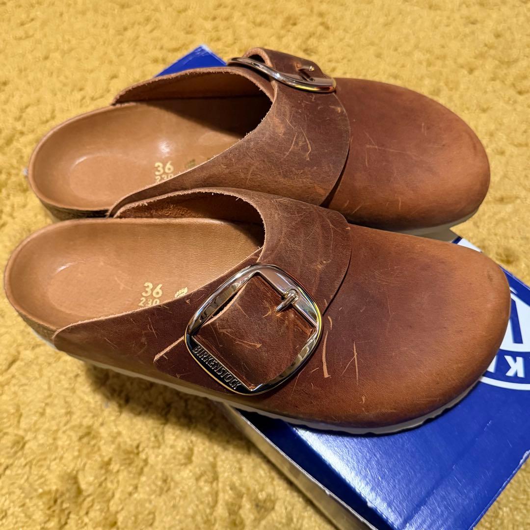 【mamiri】BIRKENSTOCK バーゼル ビッグバックル 36