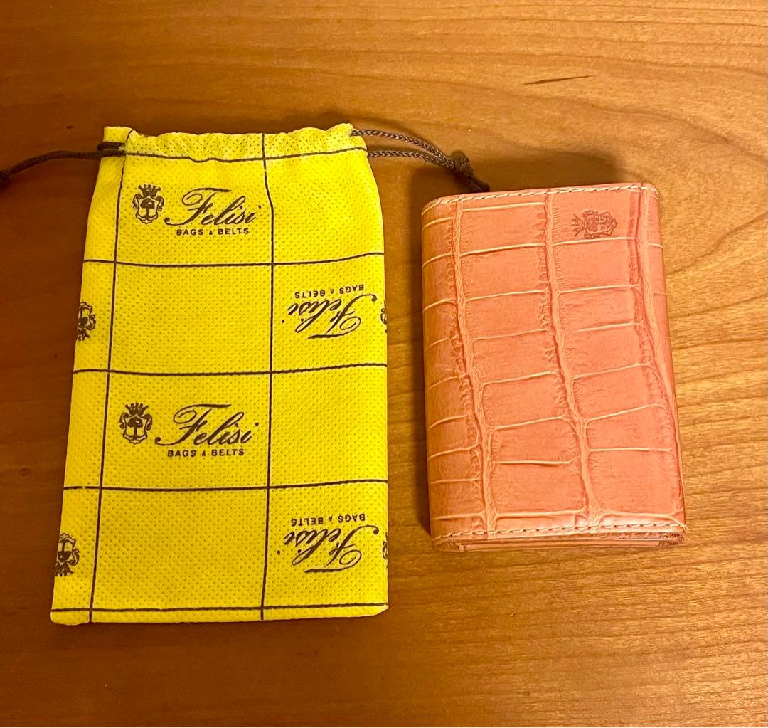 【美品】 Felisi フェリージ　名刺入れ　型番909