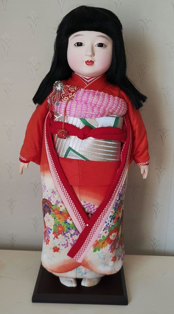 市松人形 日本人形 15号 約50㎝の立派な人形です