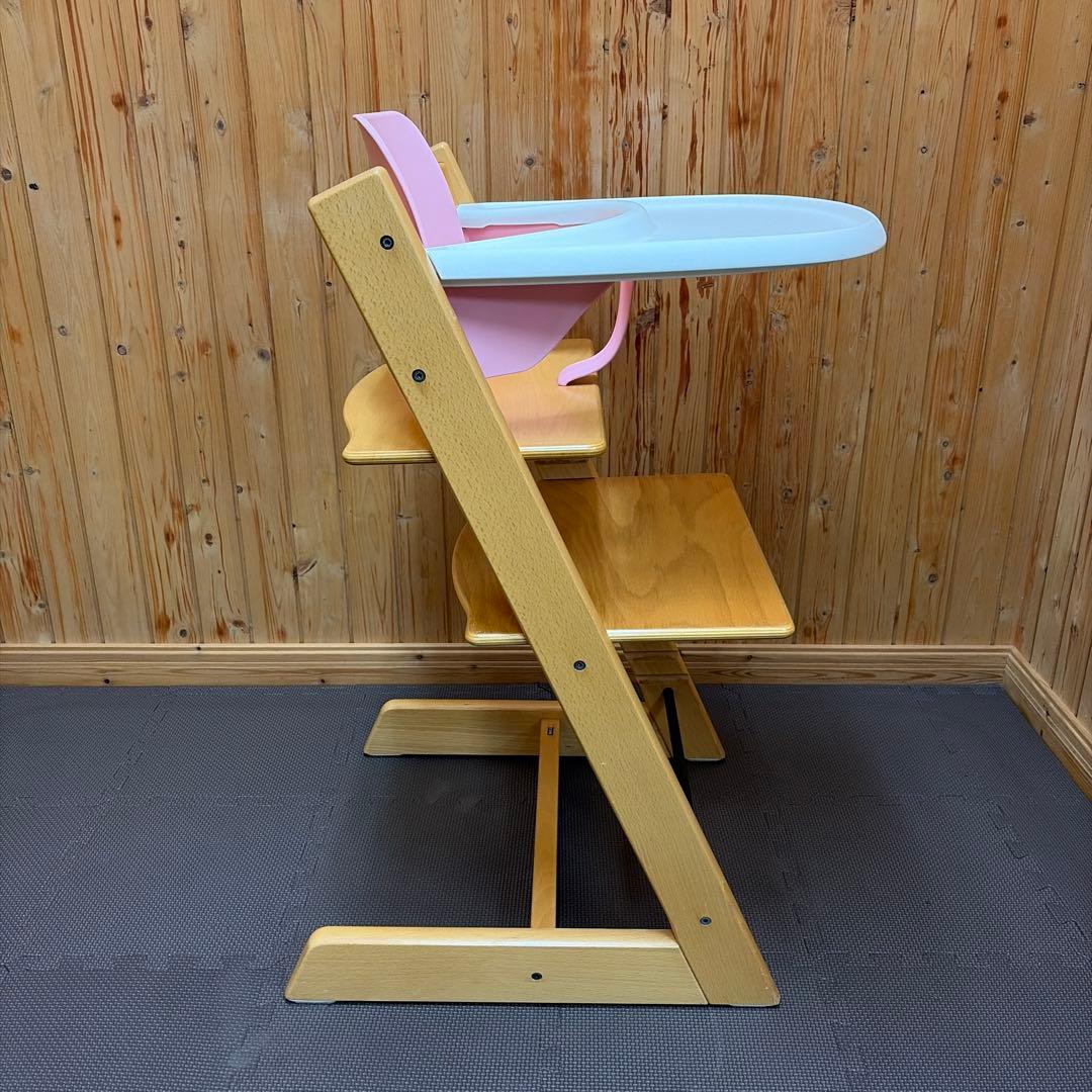 ストッケ トリップ トラップ ベビーチェア ベビーセット ナチュラル S/N3