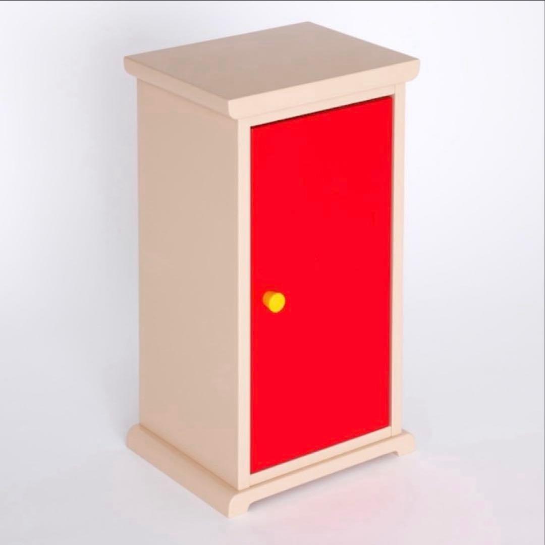 【新品未開封】100年大長編ドラえもん ミニどこでもドア本棚ベージュ カリモク製