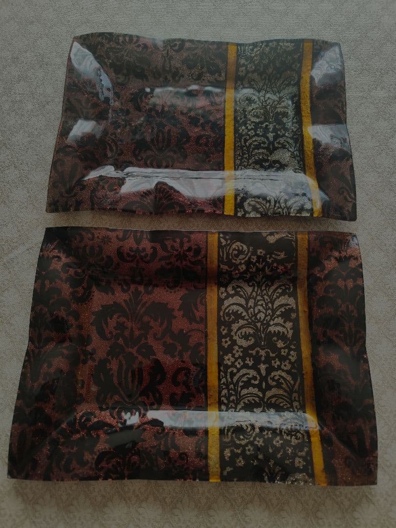 ガラス皿　ガラス細工　海外製品