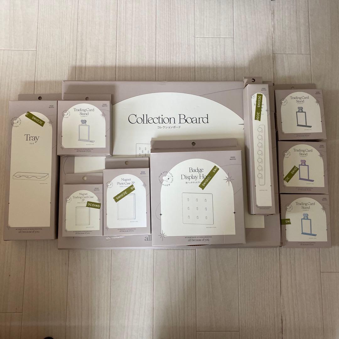 スリコ スリーズ コレクションボード 3coins 推し活 オフィ活