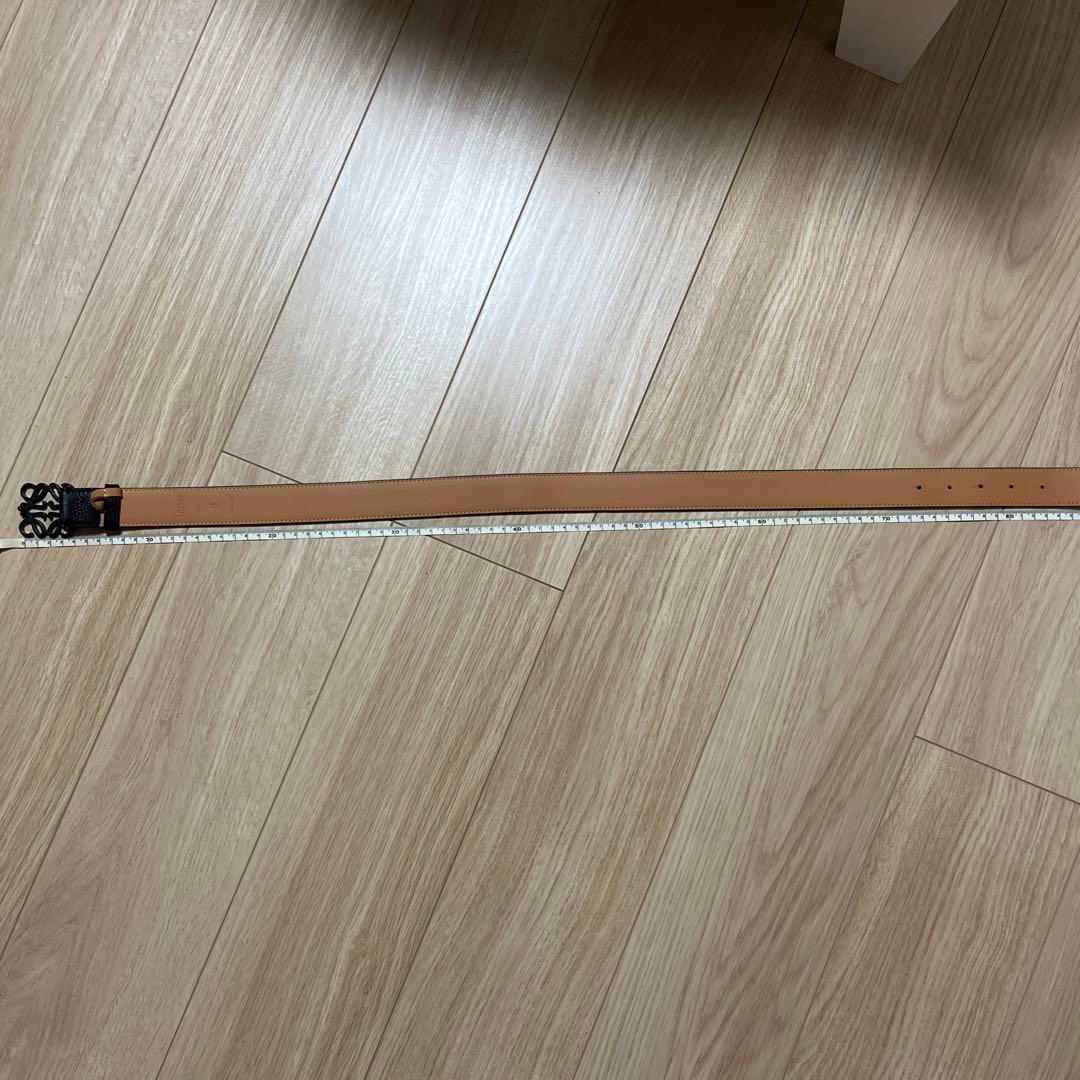 ⭐︎tiara専用⭐︎ロエベ　アナグラムベルト美品　ブラック　マット