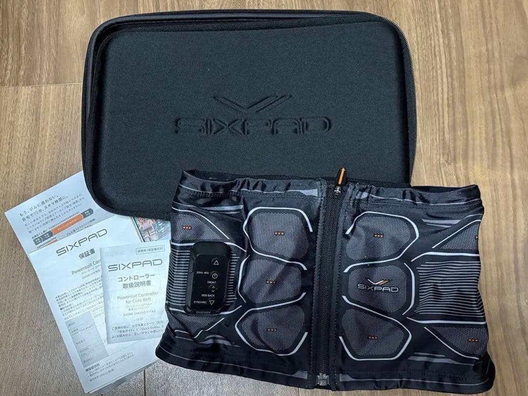 SIXPAD EMS 腹筋ベルト サイズM 専用ケース付き