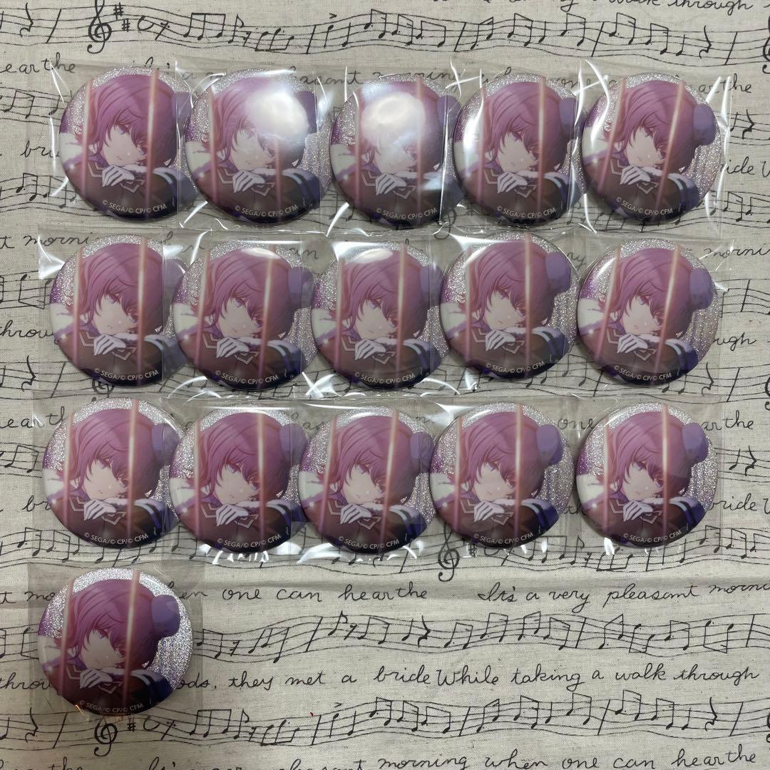 プロセカ 朝比奈まふゆ グリッター缶バッジ