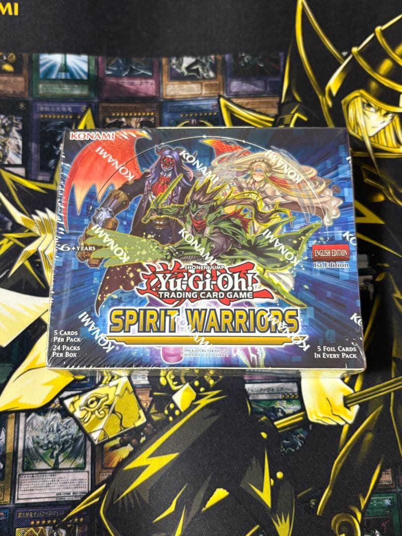 遊戯王 SPIRIT WARRIORS 英語版 未開封 1BOX