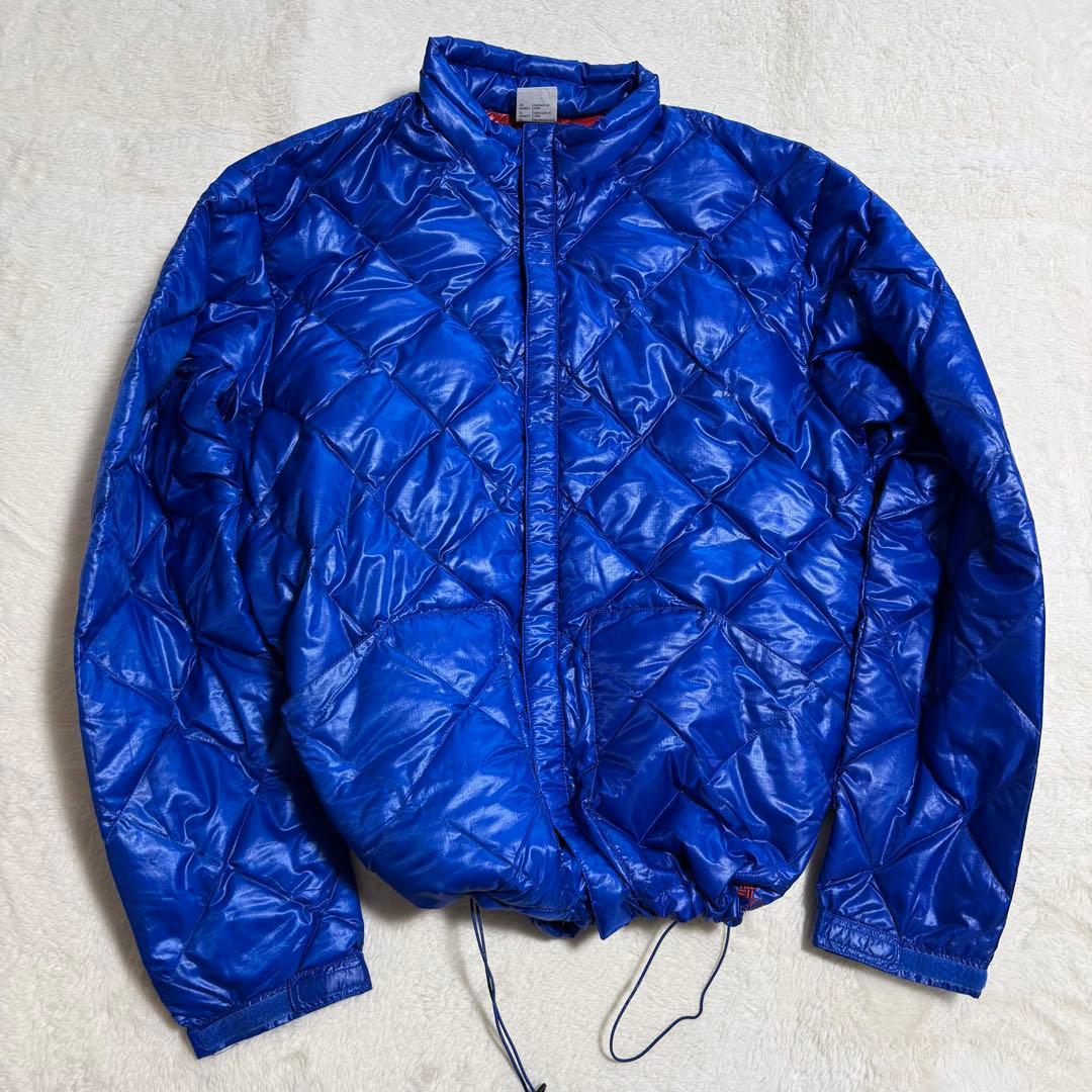 美品Columbia 00s puffy jacket メンズXL青キルティング