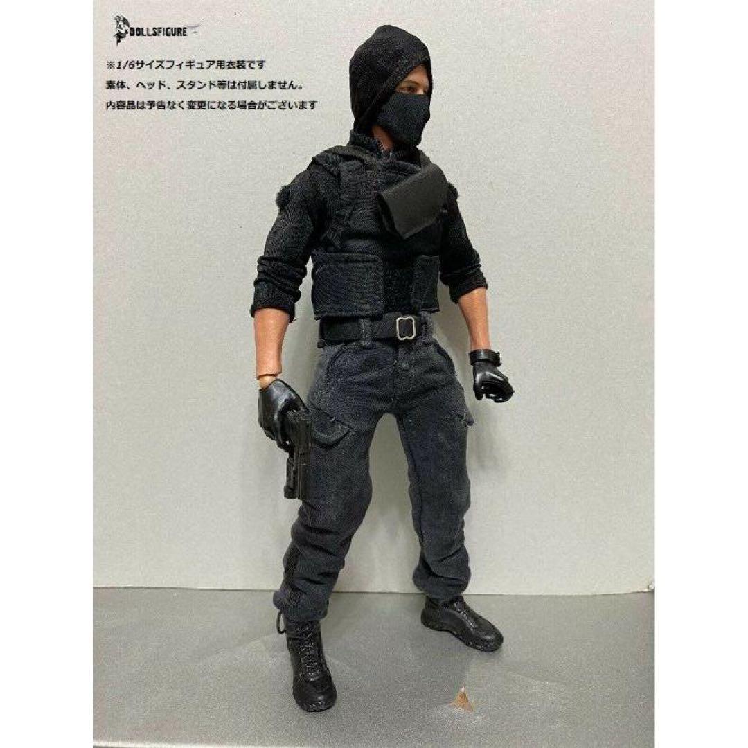 1/6フィギュア用衣装男性用特殊部隊傭兵服コスチューム SP1