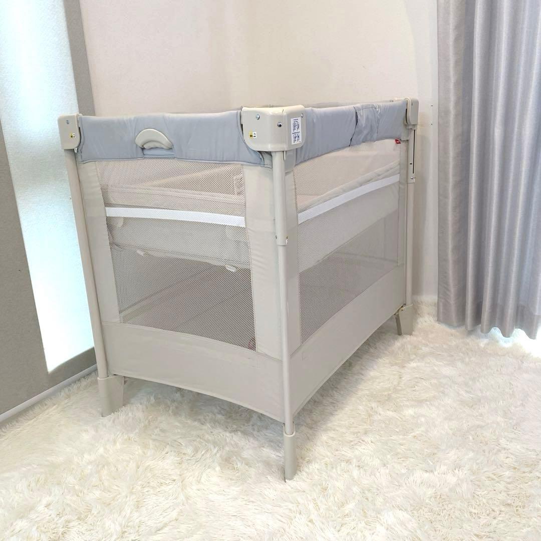 ✨未使用級✨アップリカ ココネルエアー AB ベビーベッド 折りたたみ 収納