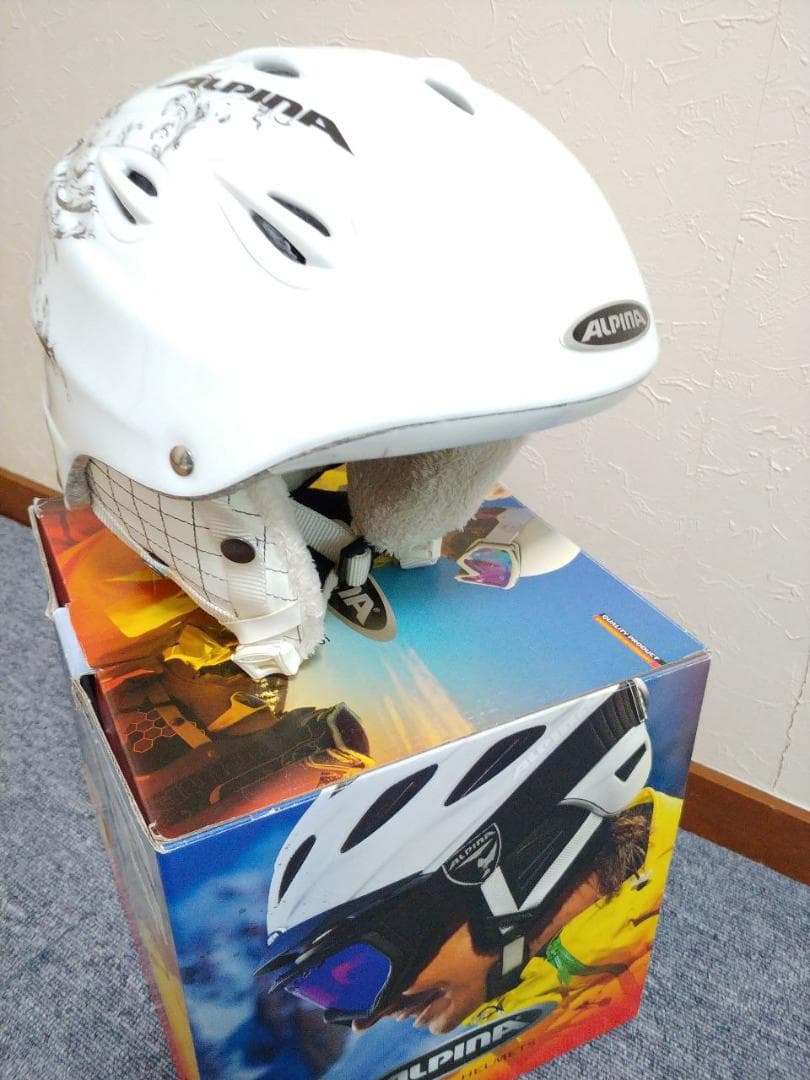 ALPINA ホワイト スキー・スノーボードヘルメット