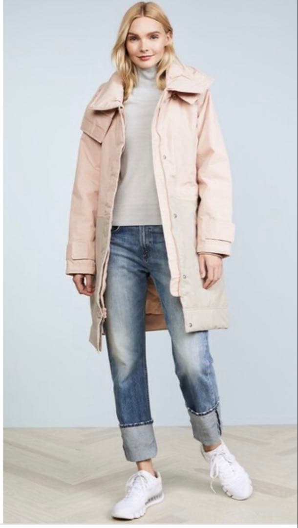 専用　【美品】アディダス by ステラマッカートニー ベンチコート ネイビー L