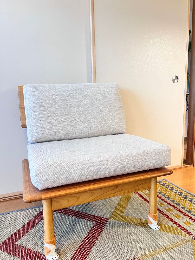 f1masa　ニトリ　1人用ソファ(オークエスト NA)