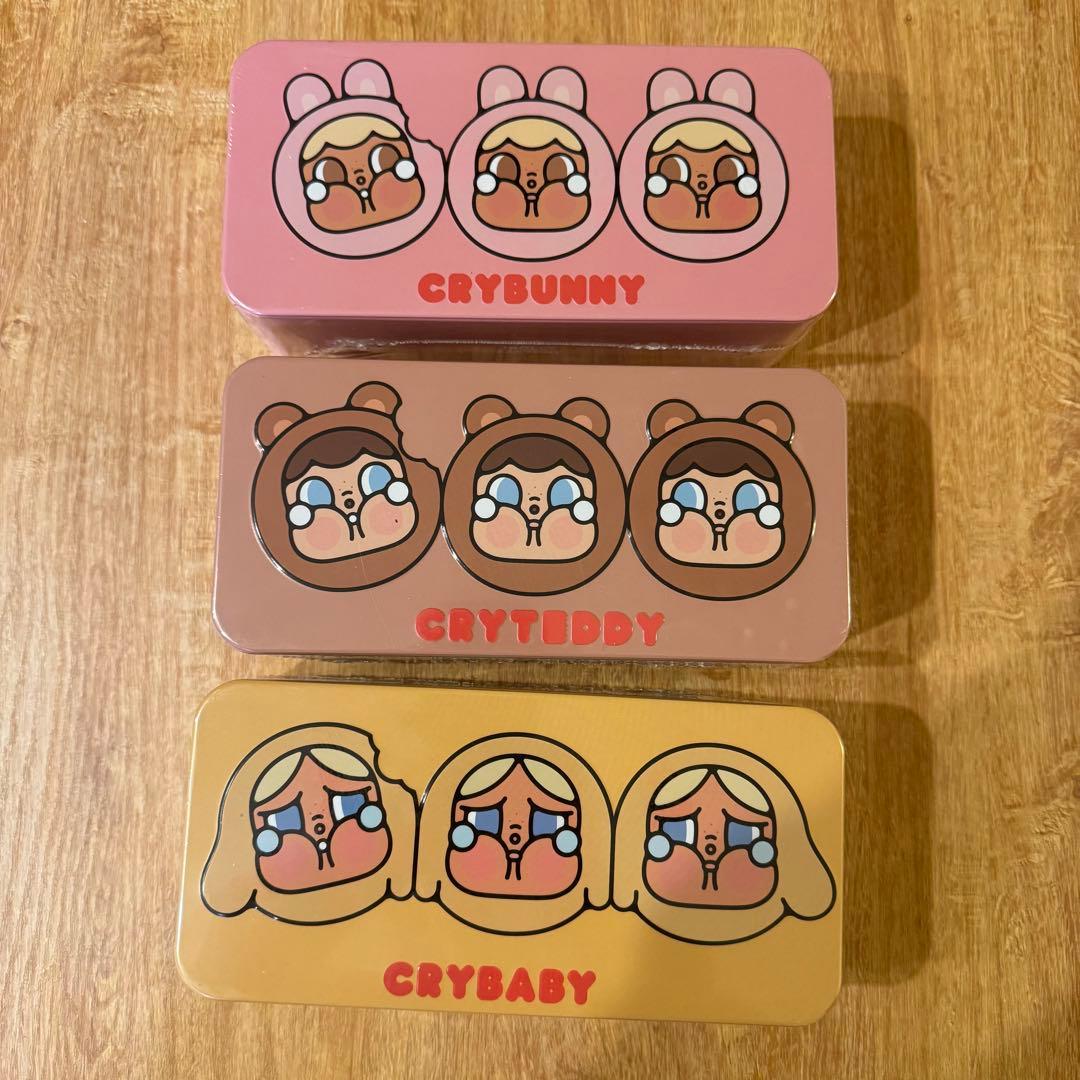 POPMART CRYBABY 上海popup クッキー　缶　クライベイビー
