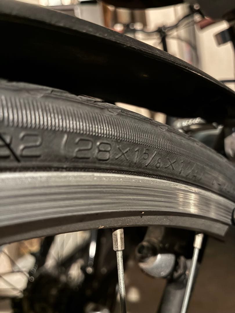 練馬区　あさひ　クロスバイク　ウィークエンドバイクス　7段変速　ブラック