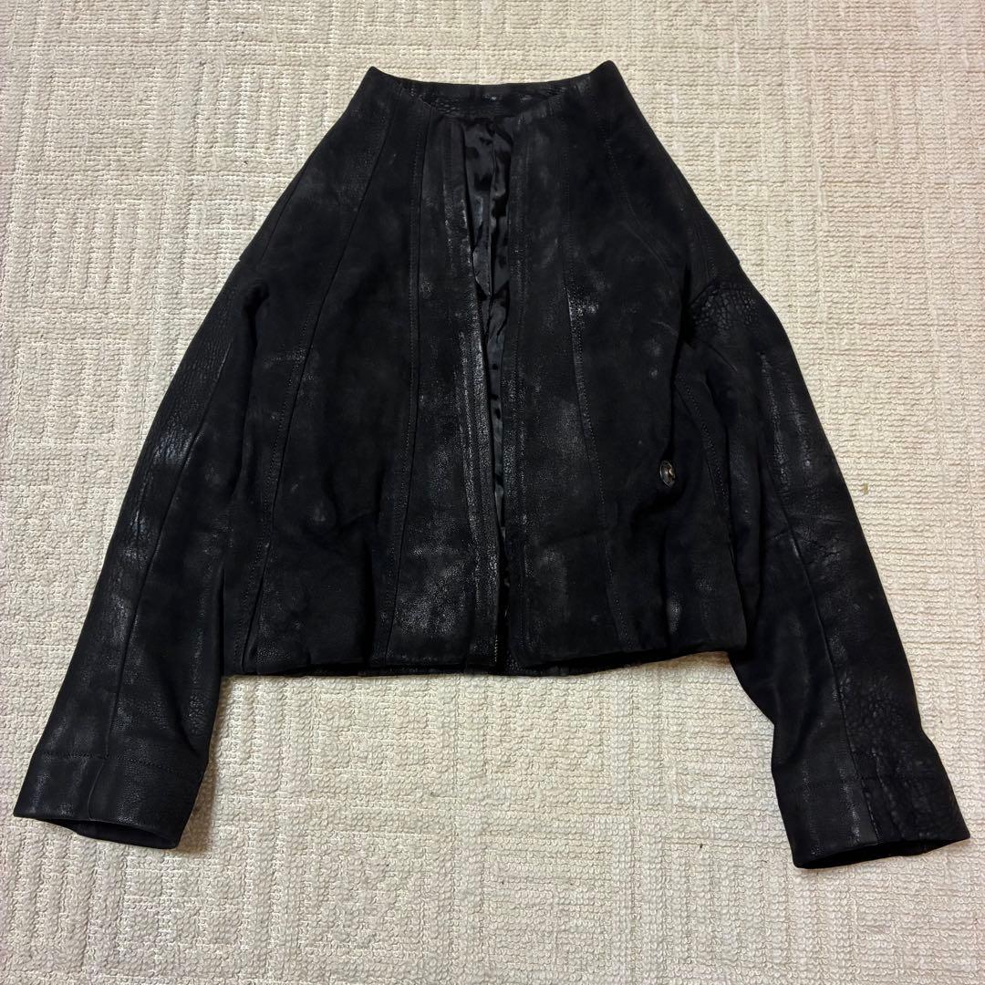 希少 06AW JULIUS Archive 短丈 Leather Jacket