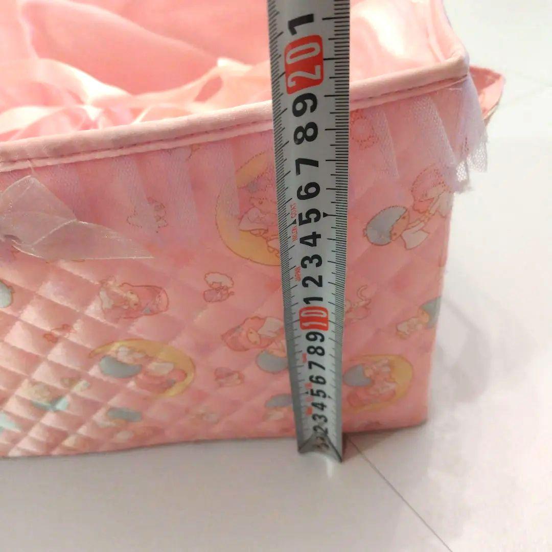 【レア商品】キキララ　月柄キルト折り畳みマルチボックス