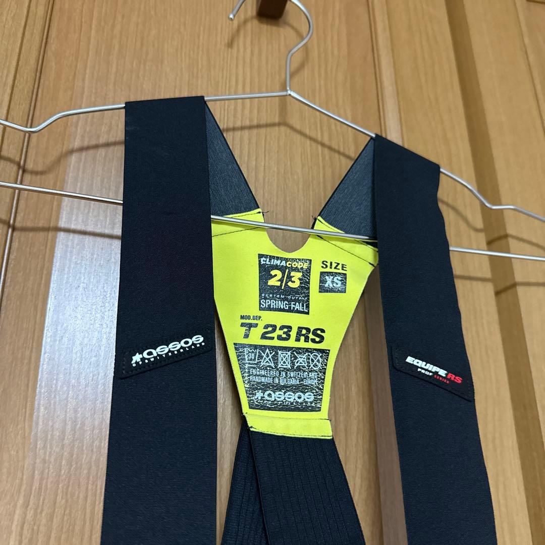 アソス EQUIPE RS Spring Fall ビブショーツS9 XSサイズ