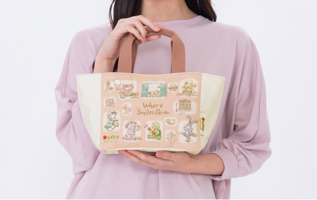 ダッフィーフレンズ　トートバッグ　リーナベル　ぬいぐるみ　ストラップ