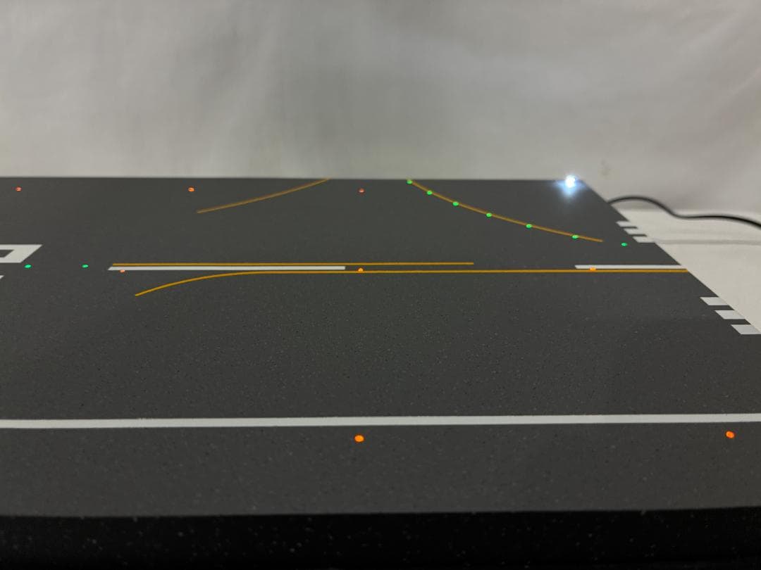 デルタグルーヴ Roteiro R2 05S 羽田空港D滑走路風 ジオラマ模型