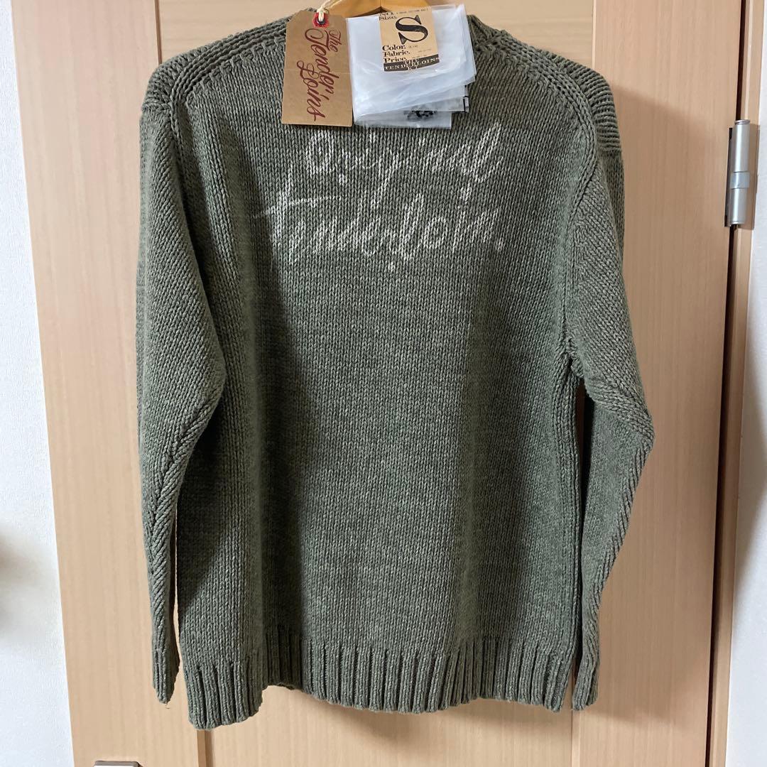 テンダーロイン　Vネックコットンニット　S