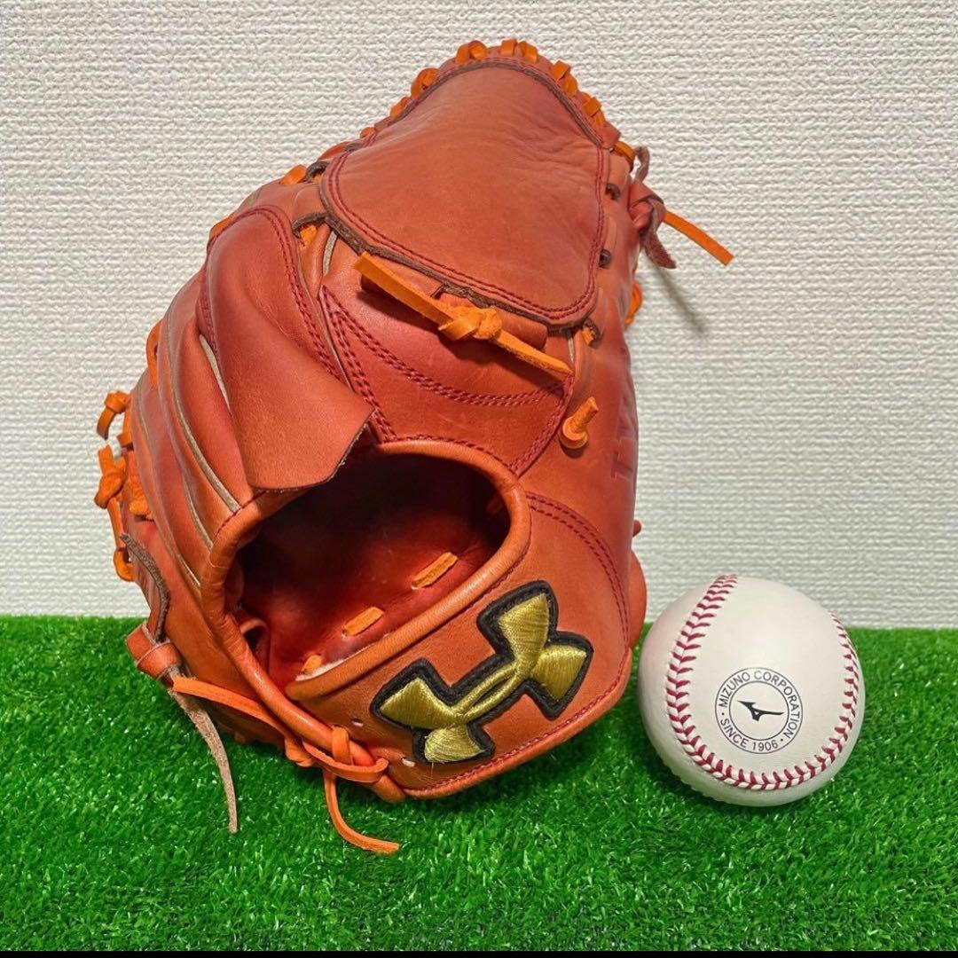 アンダーアーマー　刺繍ロゴ　高校野球対応カラー　即戦力　硬式　投手