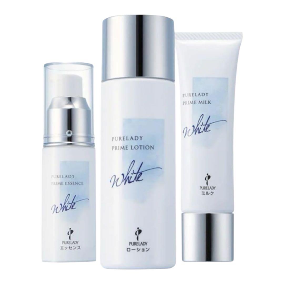 新品　未開封　ホワイトプライム3点セット　ピュアレディ　ホワイト 美肌 国産.