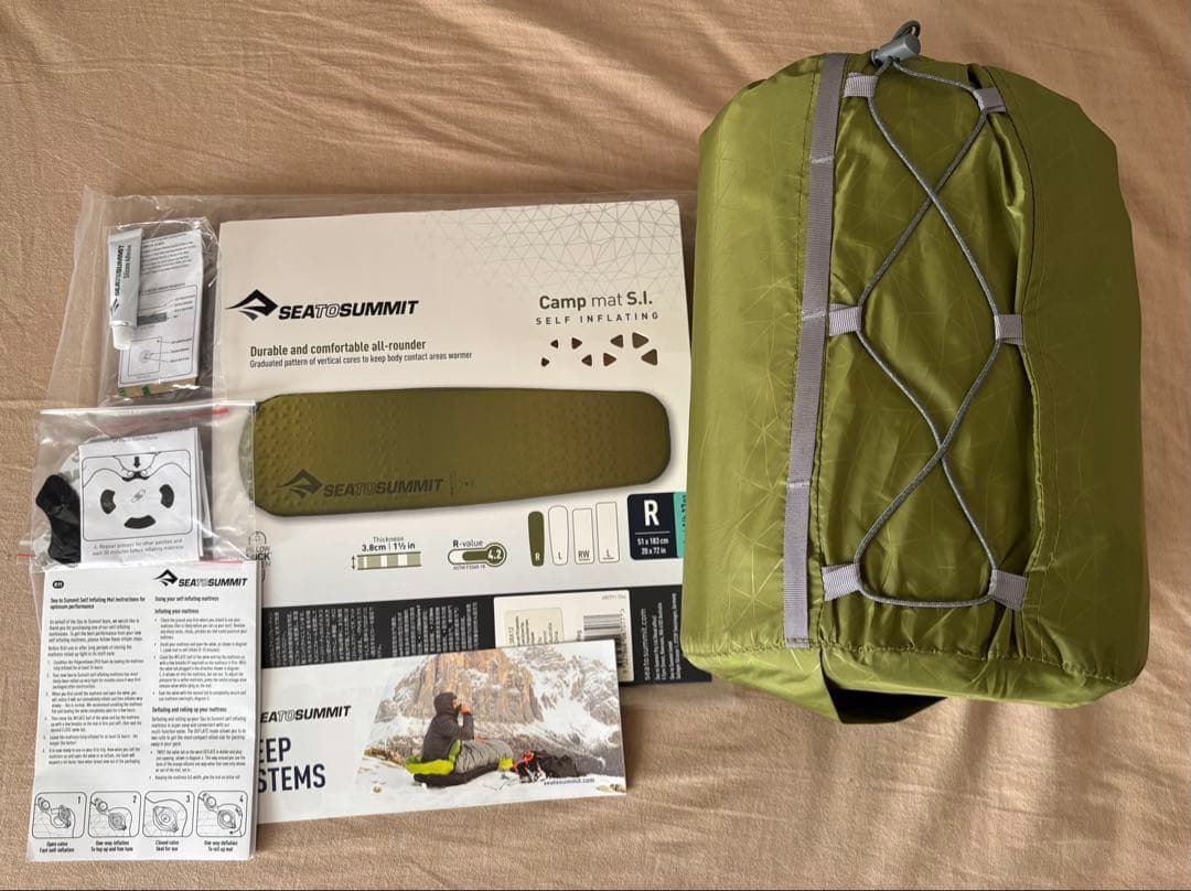 SEA TO SUMMIT キャンプマットS.I オリーブR ST81105