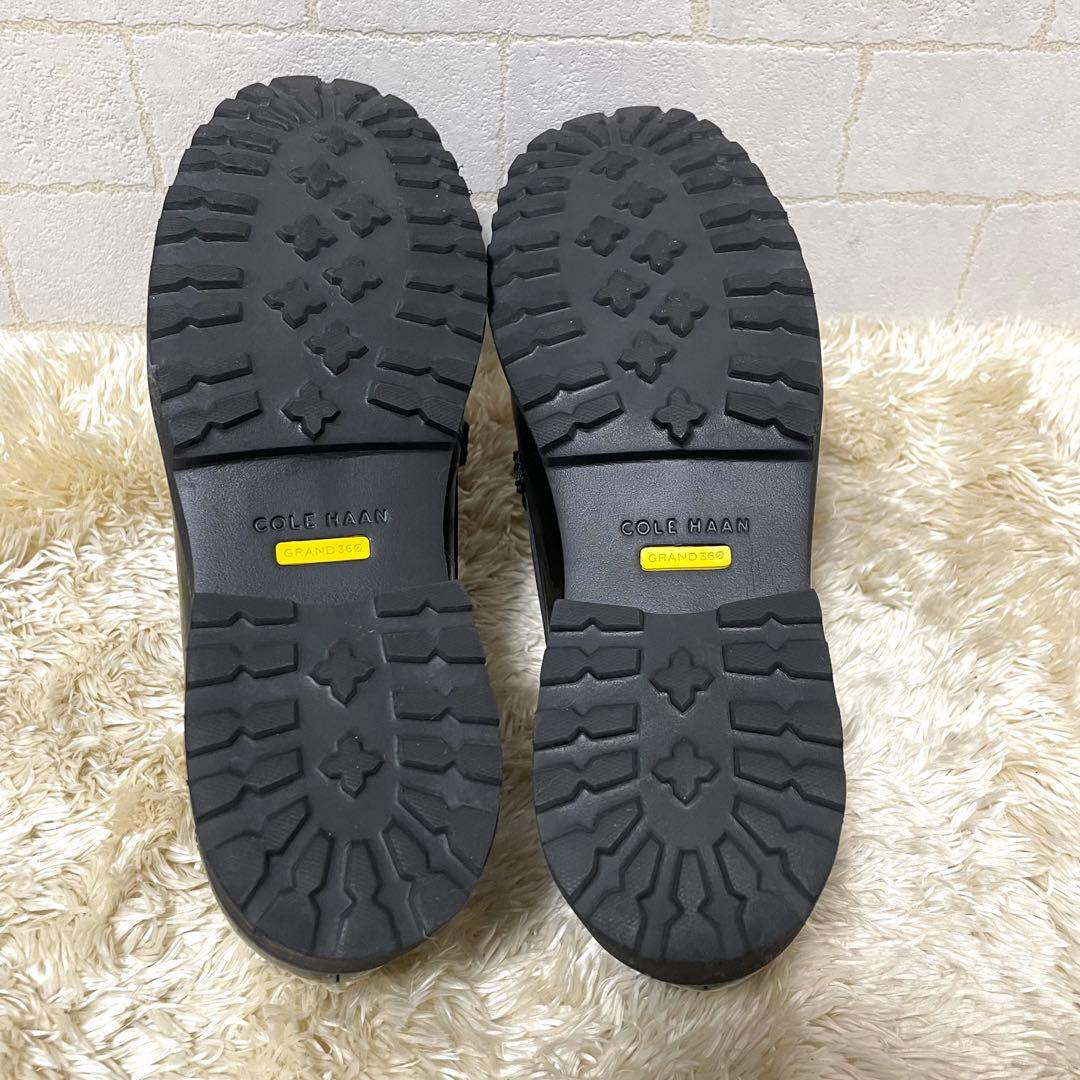 コールハーン　COLE HAAN ジュネーブチェーンローファー　黒　25cm