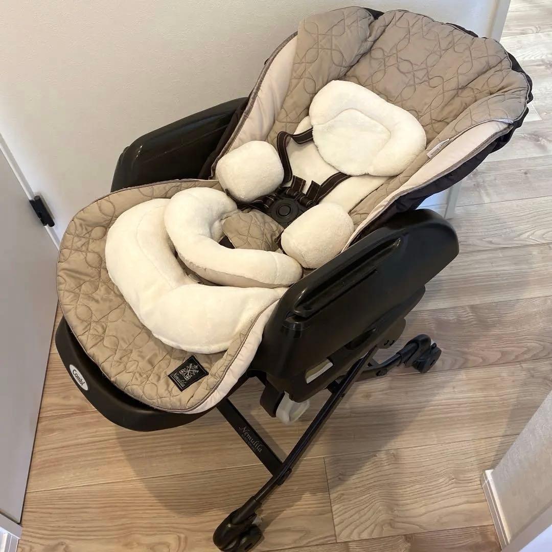 Combiネムリラ オートスウィングハイローチェア 電動 (ブラウンベージュ)