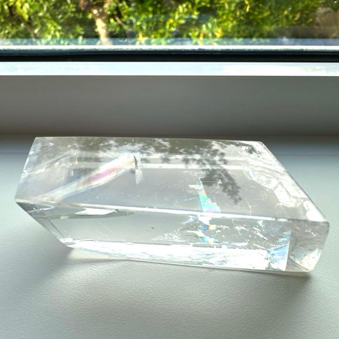 カルサイト　高品質　虹　プリズム　113.5 レインボーカルサイト