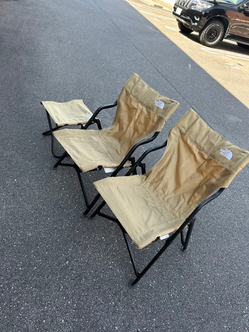 THE NORTH FACE TNFスリムチェア×2脚　キャンプスツールセット