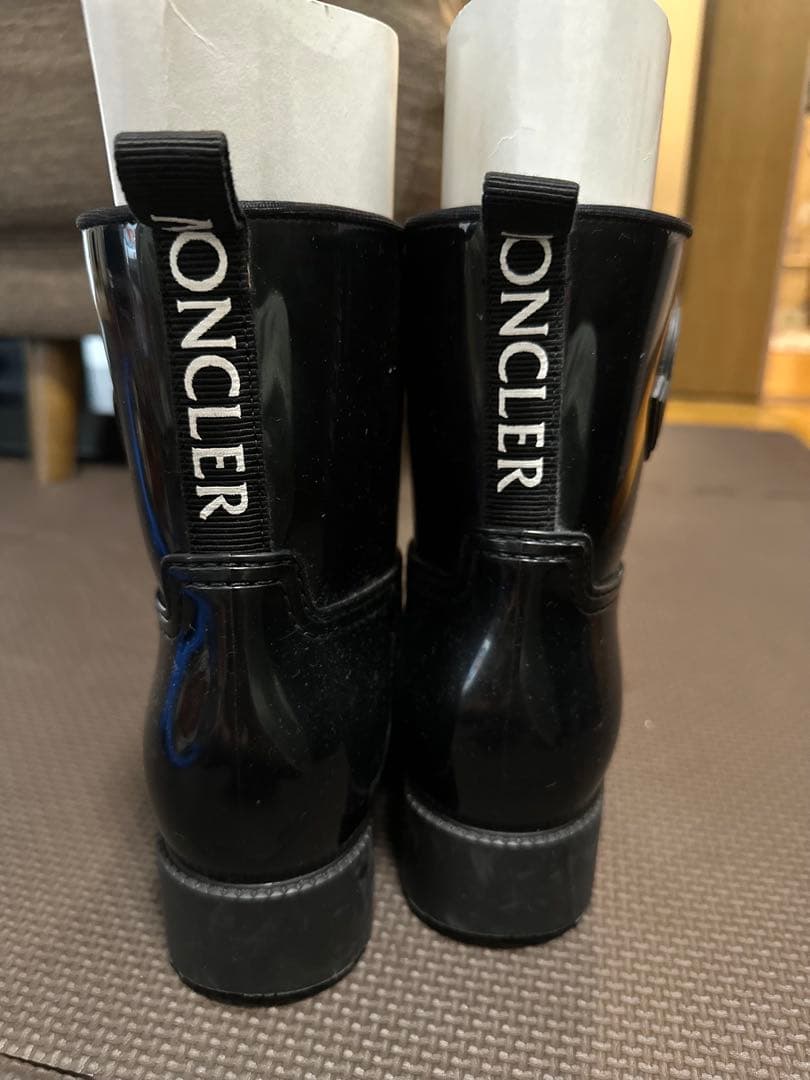 まみこさんに捧ぐ MONCLER ブラック レインブーツ size 39