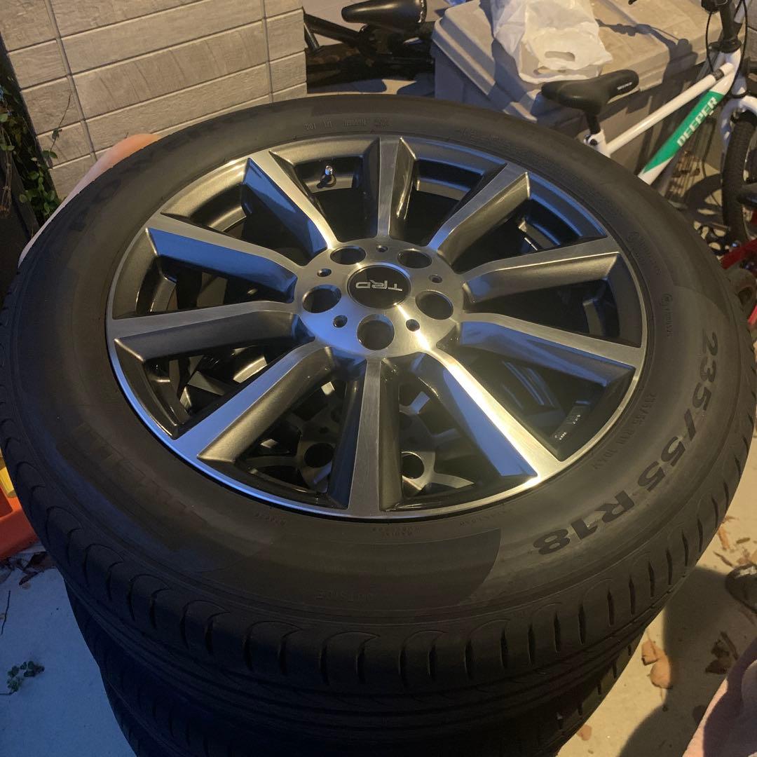 最終値下アルベルTRD18インチホイールタイヤ4本セット